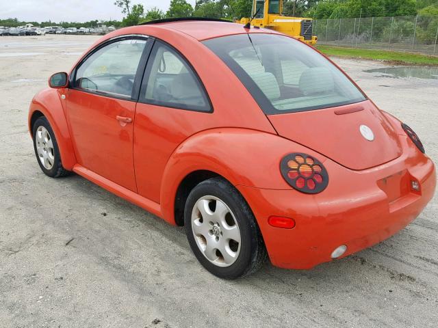 3VWCK21C63M428259 - 2003 VOLKSWAGEN NEW BEETLE ნარინჯისფერი ფოტო 3
