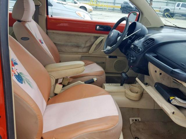 3VWCK21C63M428259 - 2003 VOLKSWAGEN NEW BEETLE ნარინჯისფერი ფოტო 5