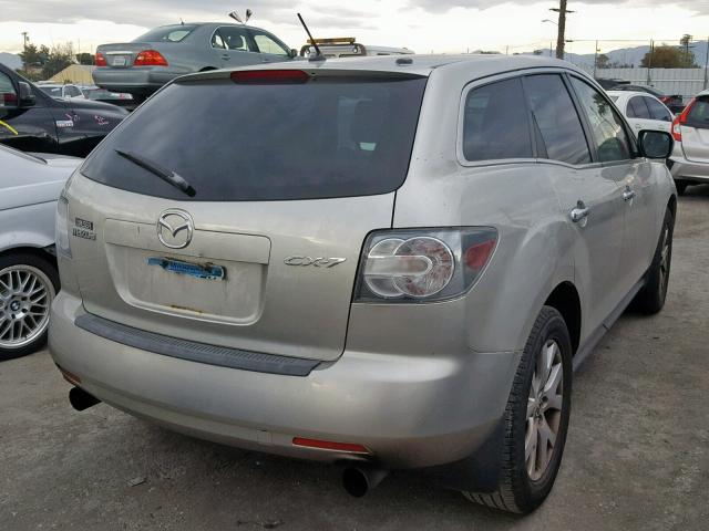 JM3ER293870128945 - 2007 MAZDA CX-7 SILVER photo 4