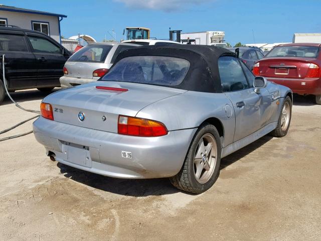 4USCH7329TLB65847 - 1996 BMW Z3 1.9 SILVER photo 4