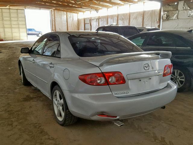 1YVHP80D955M01499 - 2005 MAZDA 6 S SILVER photo 3