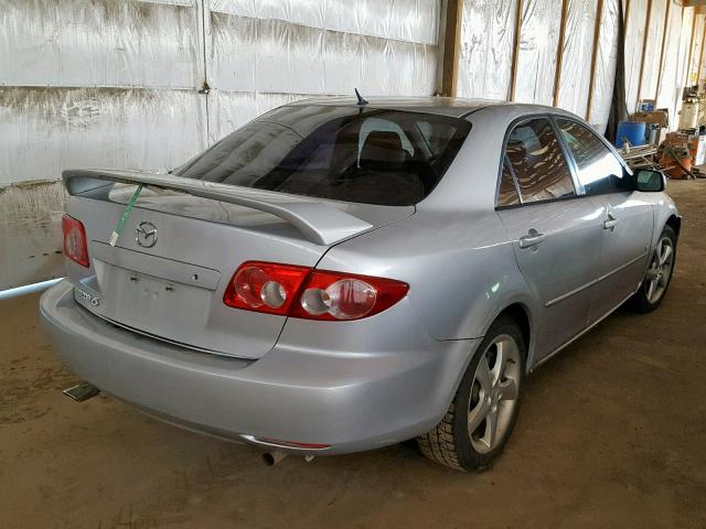 1YVHP80D955M01499 - 2005 MAZDA 6 S SILVER photo 4