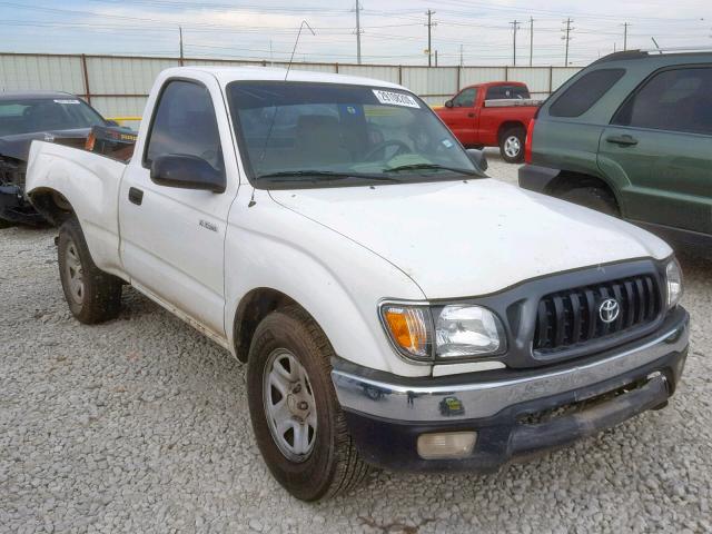 5TENL42NX1Z825865 - 2001 TOYOTA TACOMA WHITE photo 1