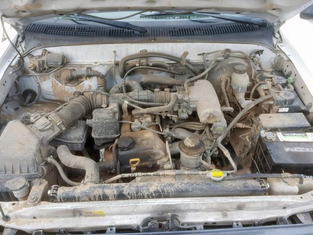 5TENL42NX1Z825865 - 2001 TOYOTA TACOMA WHITE photo 7