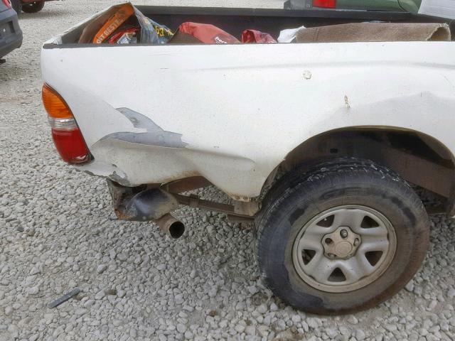 5TENL42NX1Z825865 - 2001 TOYOTA TACOMA WHITE photo 9