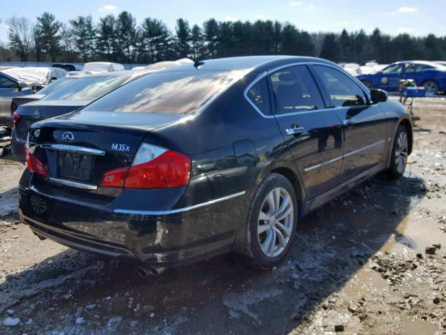 JNKAY01F78M653296 - 2008 INFINITI M35 BASE BLACK photo 4