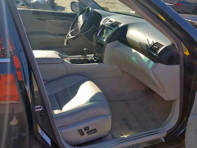 JTHBL46F185077086 - 2008 LEXUS LS 460 GRAY photo 5