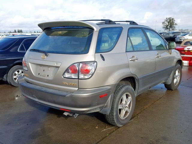 JTJGF10U920132552 - 2002 LEXUS RX 300 GOLD photo 4