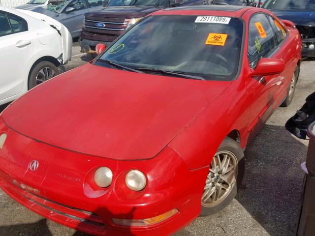 JH4DC2381VS002341 - 1997 ACURA INTEGRA GS RED photo 2