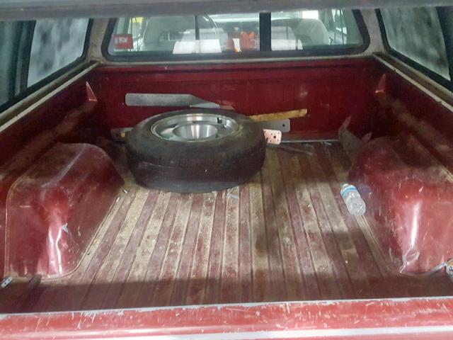 1GTCS1946V8523616 - 1997 GMC SONOMA RED photo 9