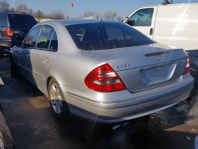 WDBUF65J03A282416 - 2003 MERCEDES-BENZ E 320 SILVER photo 3