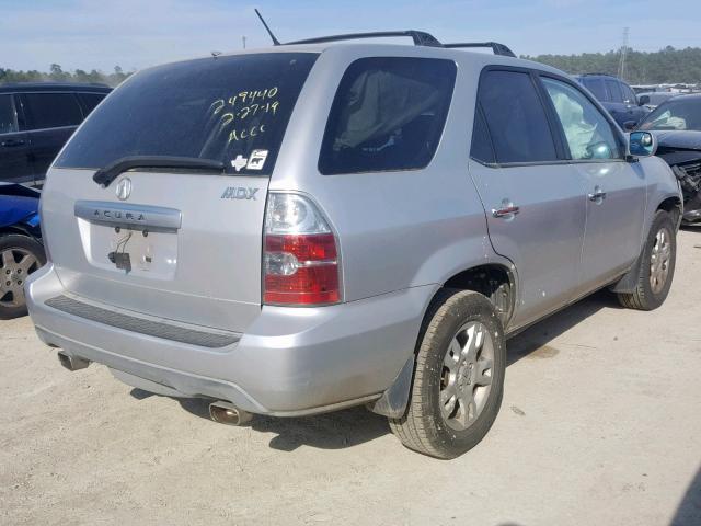 2HNYD18624H562273 - 2004 ACURA MDX TOURIN SILVER photo 4