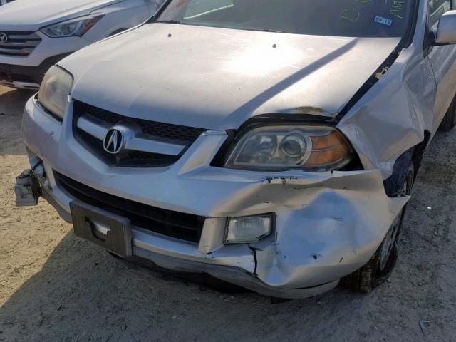 2HNYD18624H562273 - 2004 ACURA MDX TOURIN SILVER photo 9