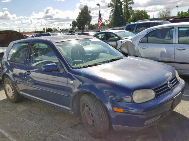 WVWBC21J0YW630466 - 2000 VOLKSWAGEN GOLF GL BLUE photo 1