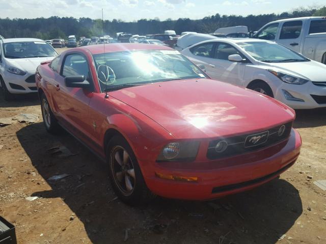 1ZVFT80N975240136 - 2007 FORD MUSTANG RED photo 1