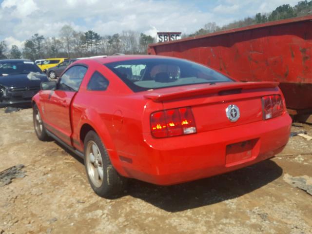 1ZVFT80N975240136 - 2007 FORD MUSTANG RED photo 3