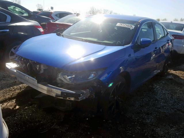 2HGFC2F88KH511711 - 2019 HONDA CIVIC SPOR BLUE photo 2