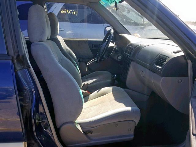 JF1SF655X1H735091 - 2001 SUBARU FORESTER S BLUE photo 5