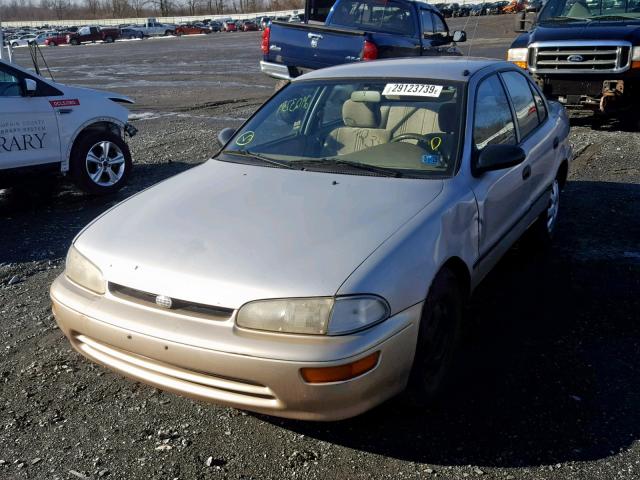 1Y1SK5261VZ408359 - 1997 GEO PRIZM BASE 金色 照片 2