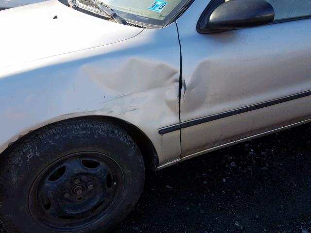 1Y1SK5261VZ408359 - 1997 GEO PRIZM BASE 金色 照片 9