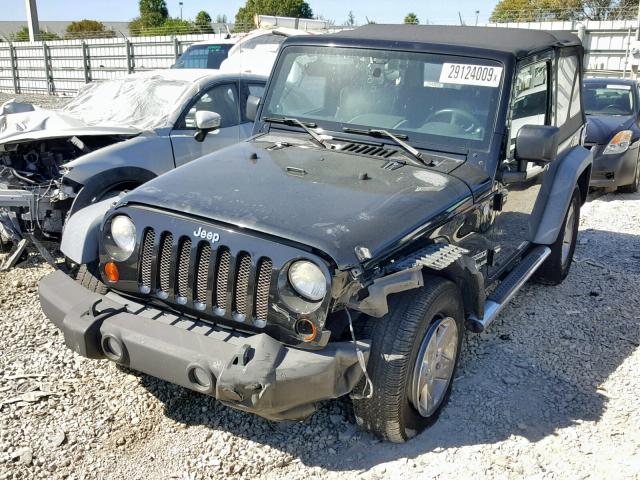 1J4AA2D13AL208772 - 2010 JEEP WRANGLER S BLACK photo 2