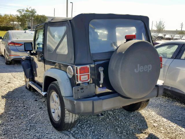 1J4AA2D13AL208772 - 2010 JEEP WRANGLER S BLACK photo 3