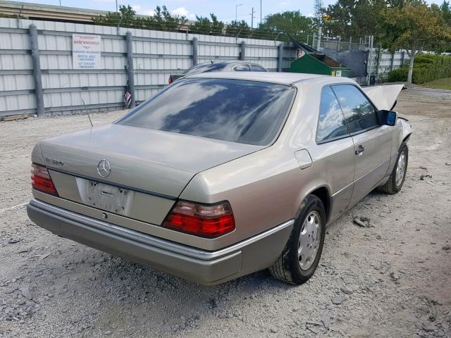 WDBEA52E9SC256582 - 1995 MERCEDES-BENZ E 320 TAN photo 4