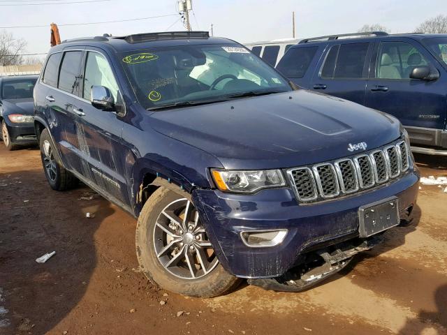 1C4RJFBG5JC259293 - 2018 JEEP GRAND CHER BLUE photo 1