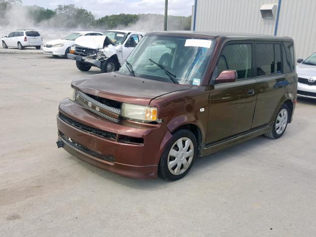 JTLKT324964123531 - 2006 TOYOTA SCION XB BROWN photo 2