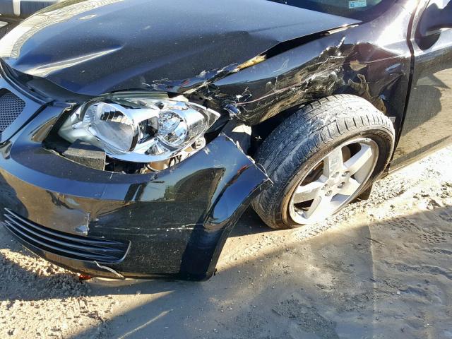 1G2AS18H797286727 - 2009 PONTIAC G5 BLACK photo 9