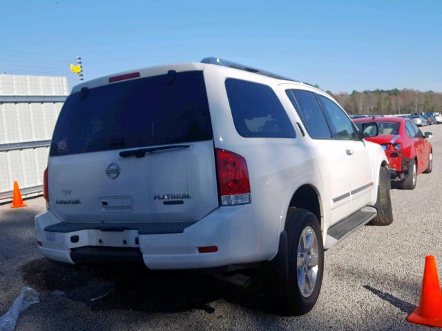 5N1BA0NF3AN609196 - 2010 NISSAN ARMADA PLA WHITE photo 4