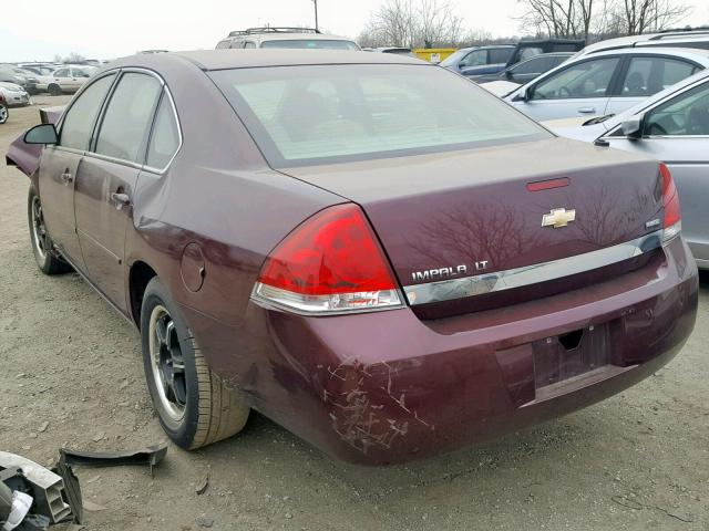 2G1WT58K379405024 - 2007 CHEVROLET IMPALA LT PURPLE photo 3