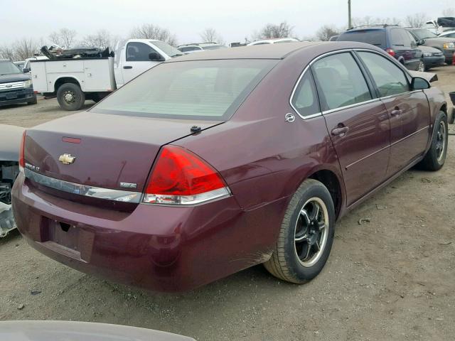 2G1WT58K379405024 - 2007 CHEVROLET IMPALA LT PURPLE photo 4