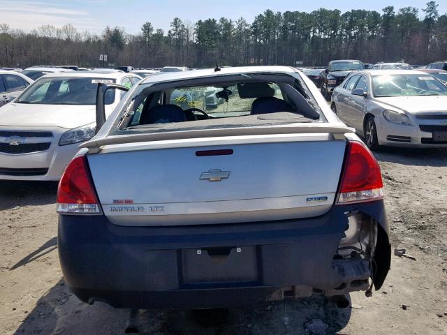 2G1WC5E32C1249497 - 2012 CHEVROLET IMPALA LTZ SILVER photo 9