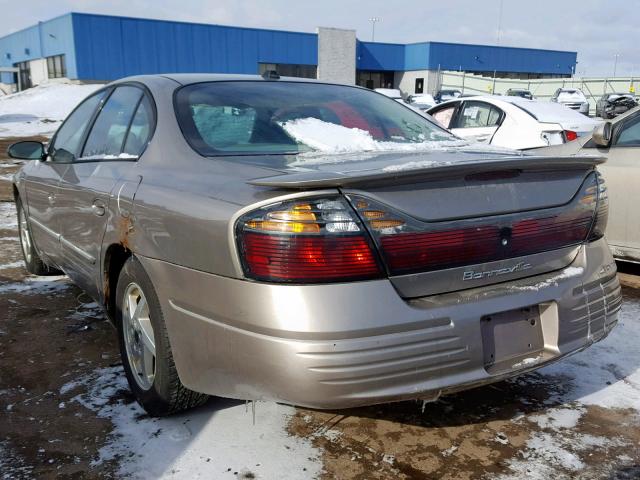 1G2HX52KX4U252951 - 2004 PONTIAC BONNEVILLE TAN photo 3