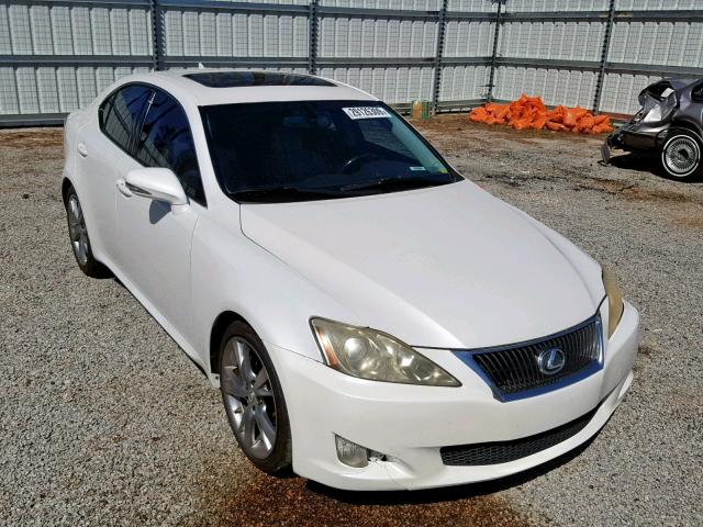 JTHBK262395096826 - 2009 LEXUS IS 250 WHITE photo 1