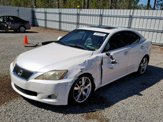 JTHBK262395096826 - 2009 LEXUS IS 250 WHITE photo 9