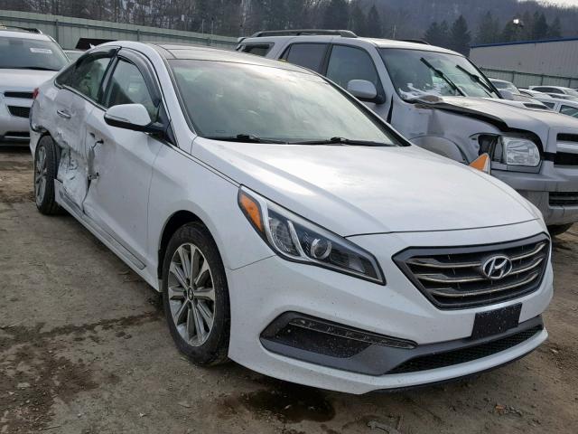 5NPE34AF6GH436324 - 2016 HYUNDAI SONATA SPO WHITE photo 1