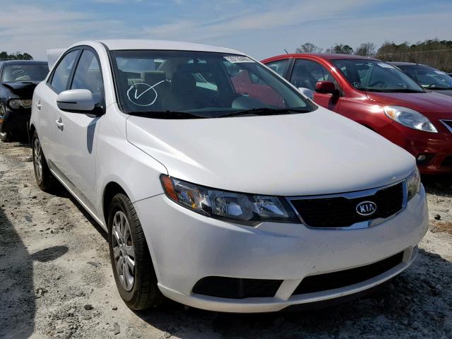 KNAFU4A25C5584535 - 2012 KIA FORTE EX WHITE photo 1