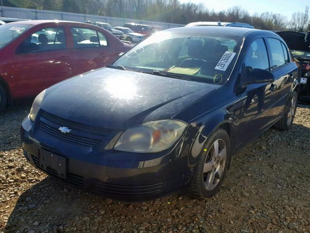 1G1AD5F5XA7155987 - 2010 CHEVROLET COBALT 1LT BLACK photo 2