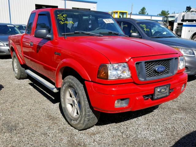 1FTZR15E95PA79710 - 2005 FORD RANGER SUP RED photo 1