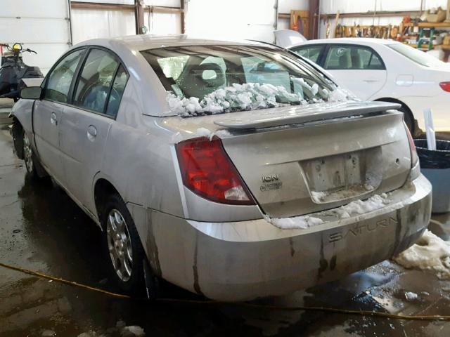 1G8AJ52F44Z150138 - 2004 SATURN ION LEVEL SILVER photo 3