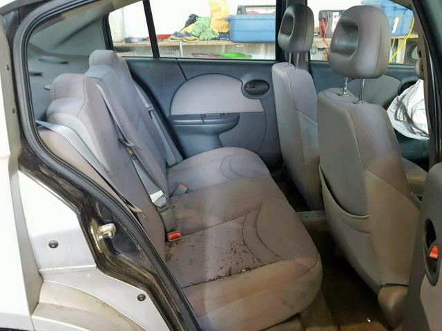 1G8AJ52F44Z150138 - 2004 SATURN ION LEVEL SILVER photo 6