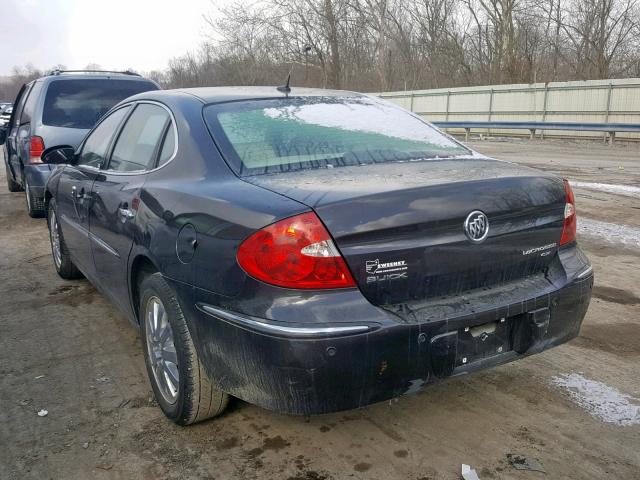 2G4WD582X81335487 - 2008 BUICK LACROSSE C BLACK photo 3