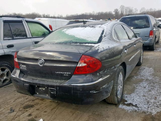 2G4WD582X81335487 - 2008 BUICK LACROSSE C BLACK photo 4