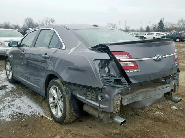 1FAHP2E88EG106869 - 2014 FORD TAURUS SEL GRAY photo 3