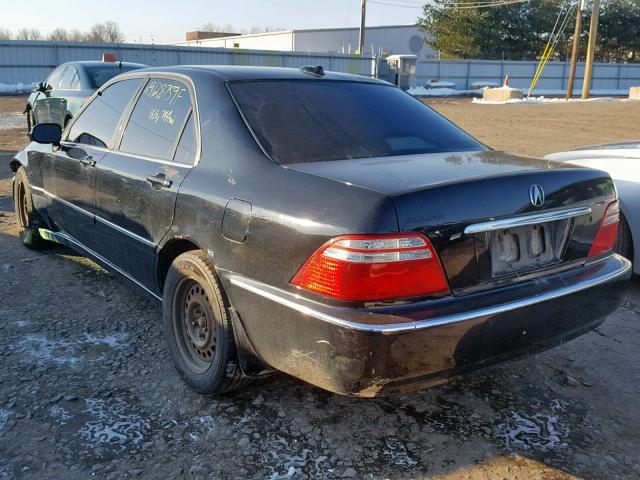 JH4KA96634C001085 - 2004 ACURA 3.5RL BLACK photo 3