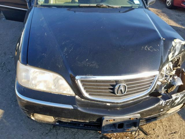 JH4KA96634C001085 - 2004 ACURA 3.5RL BLACK photo 7