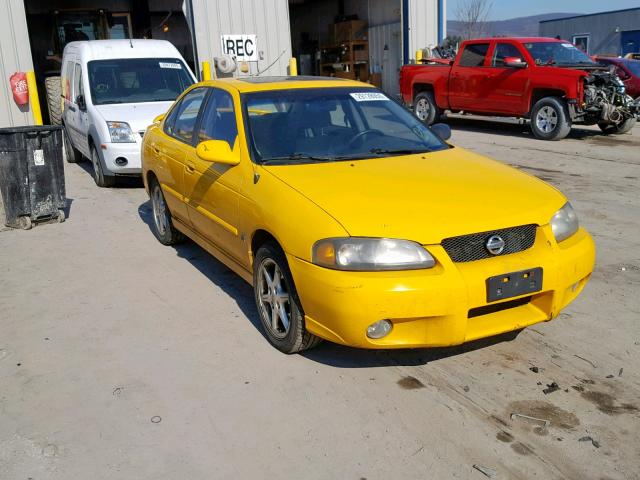 3N1AB51D03L720793 - 2003 NISSAN SENTRA SE- YELLOW photo 1