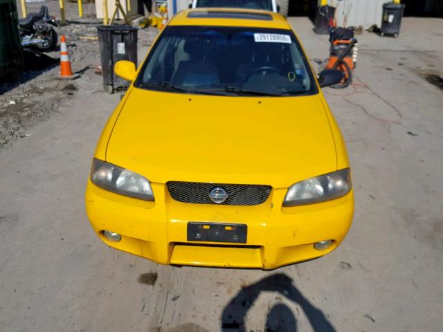 3N1AB51D03L720793 - 2003 NISSAN SENTRA SE- YELLOW photo 9